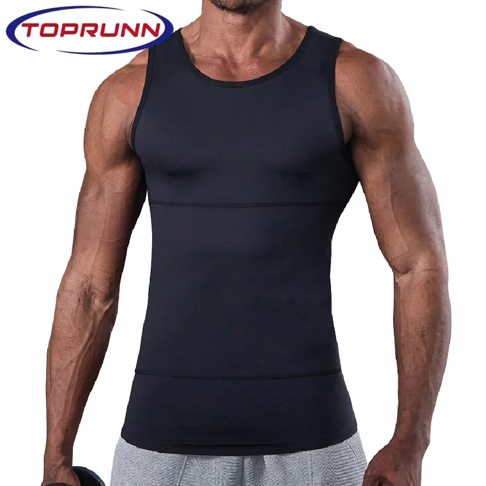 1PCS Mens Shapewear Hide Gynecomastia Compression Tank Tops Men Body Shaper Tummy Control Slimming Undershirt