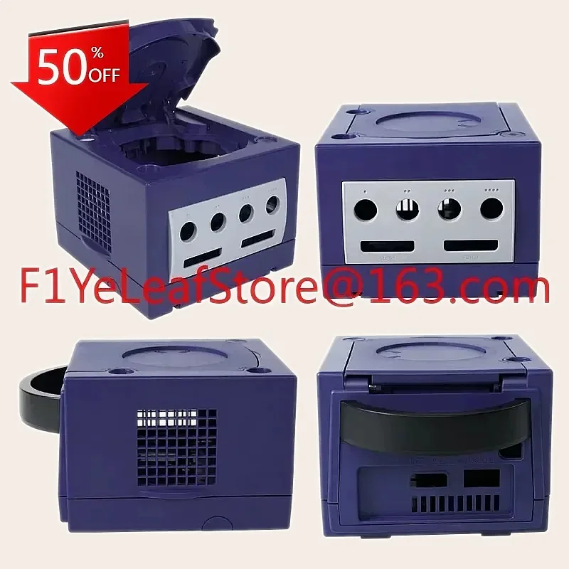 Transparent Black Gamecube NGC Shell Console Case Retro Replacement Shell for Gamecube Console Housing Custom