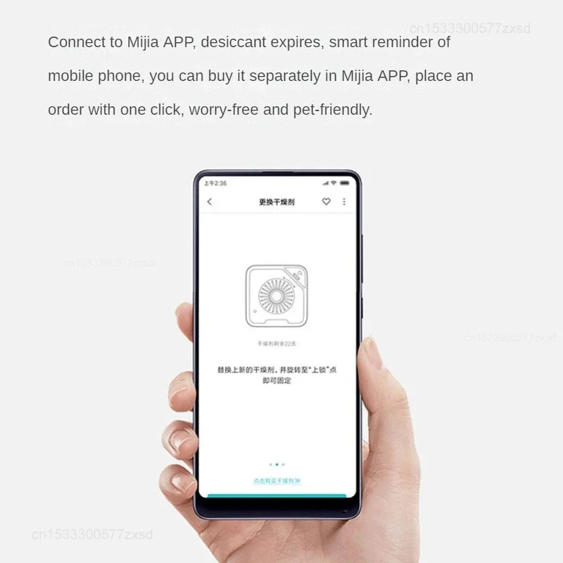 Xiaomi Mijia inteligentna domowa skrzynka do suszenia karmy dla zwierząt domowych podłączona do Mi aplikacja domowa, inteligentne przypomnienie wymagać suszenia