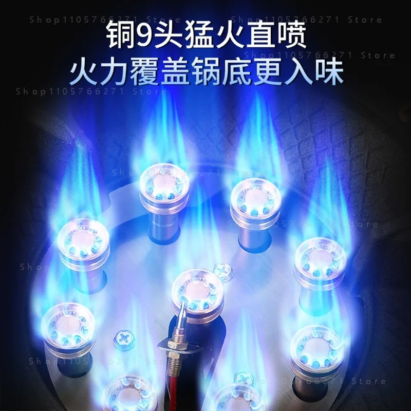 Single Burner Gas Stove High Power Wok Burner Desktop Gas Cooker for Home Commercial Use LPG Natural Gas Available