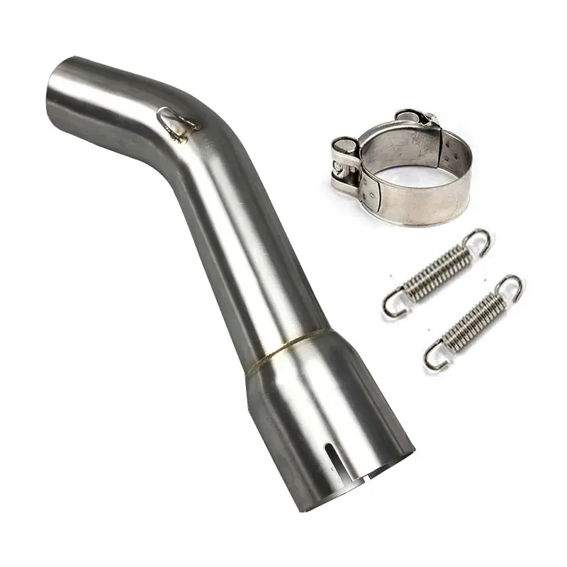 أنبوب عادم للدراجة النارية متوسط الوسط ، كاتم صوت دائري ، أنبوب وصلة FZ 1 ، مناسب لياماها 1000 FZ1 FZ1-fz1500