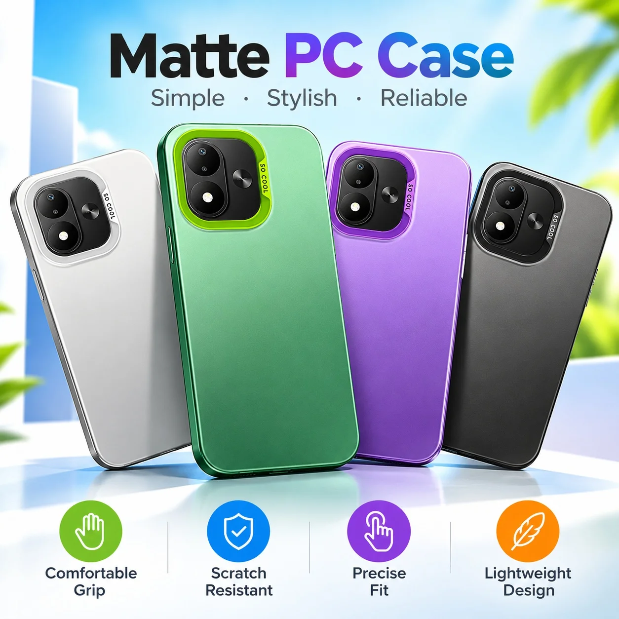 IMD Handyhüllen für Redmi Note 17 Pro Max 17Pro 5G Aurora Laser Einfache Stoßfeste Metallische Textur Harte Hochwertige Rückseiten-Cover