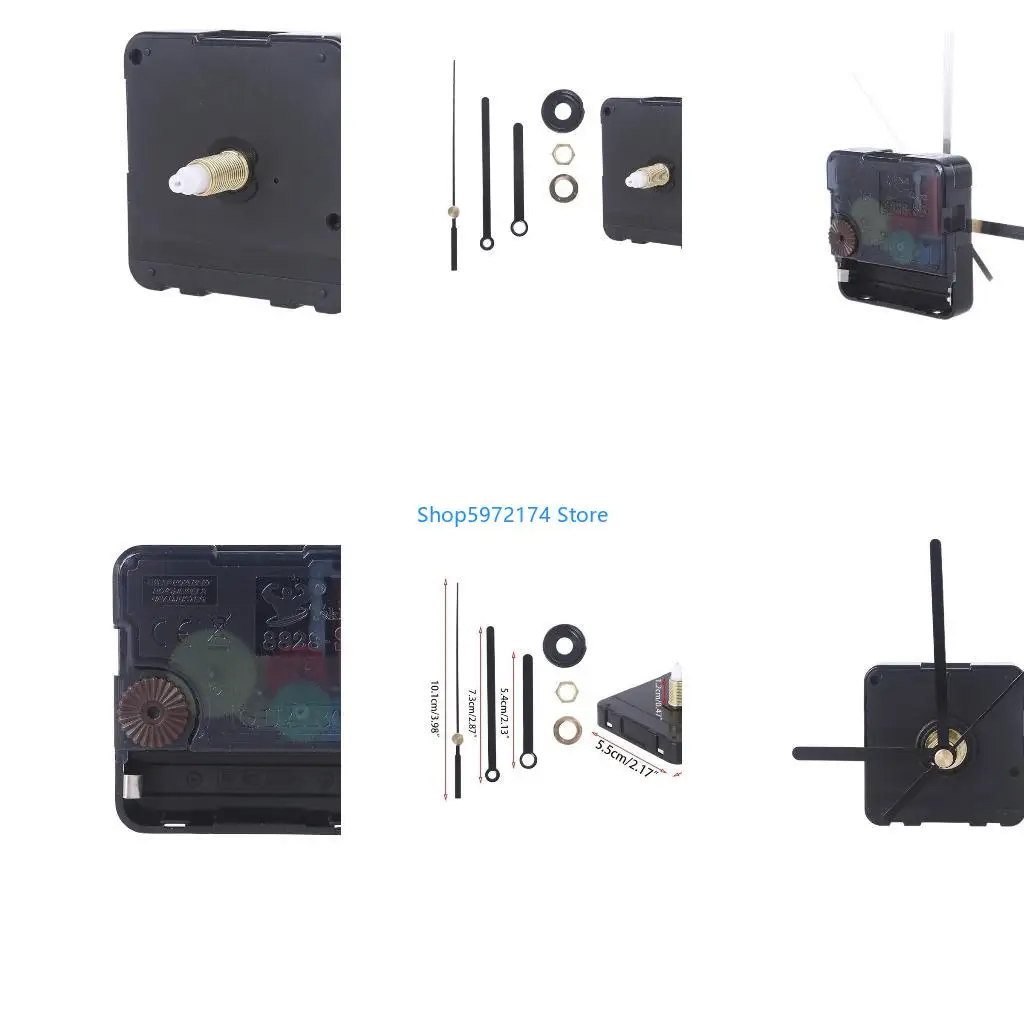 Y3NB Wall Clock Motor Movement Mechanisms Silent Battery Powered DIY Repair Parts Replacement with Hands