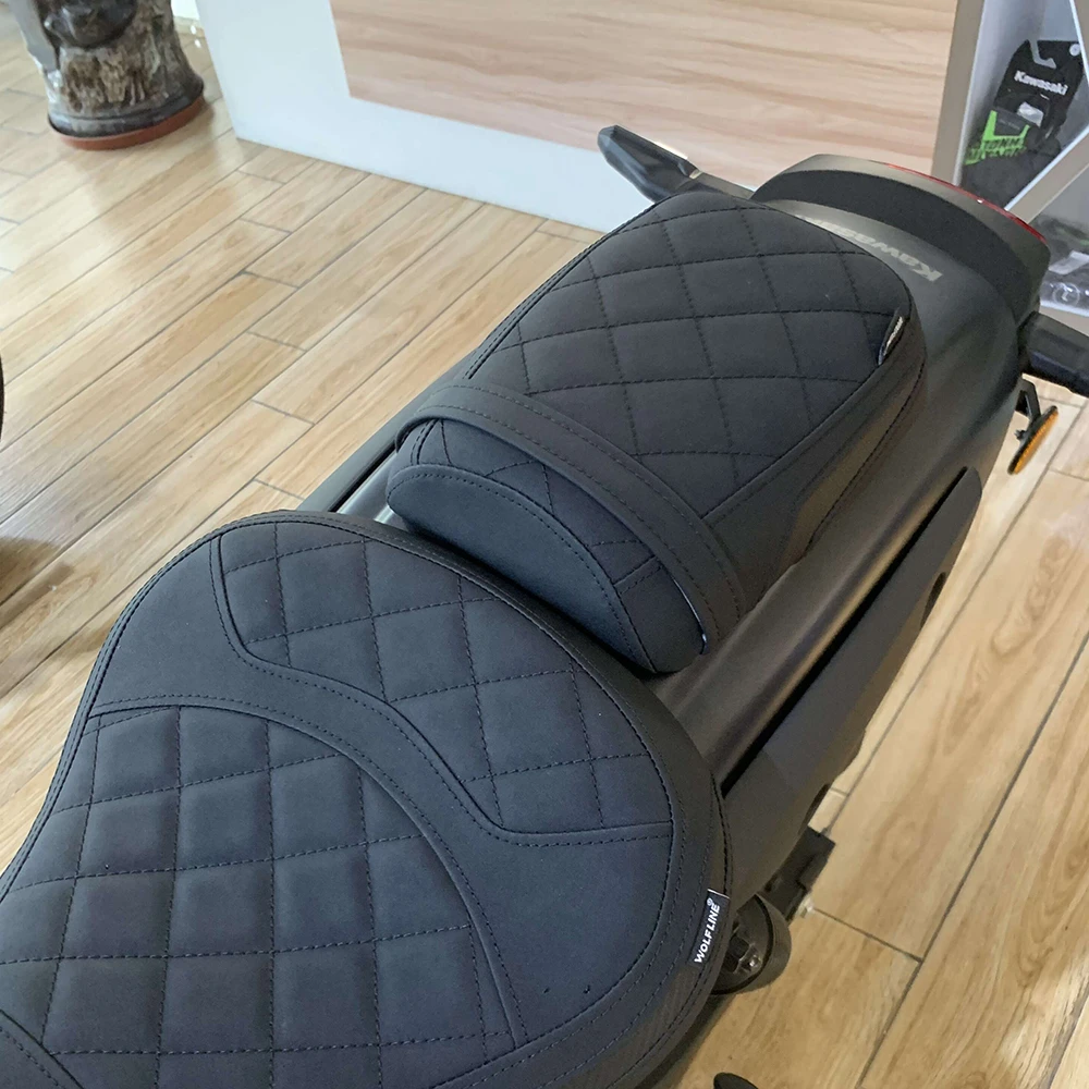 Asiento Trasero para Motocicleta Kawasaki Eliminator 500 2024 2025 2026, Cojín para Pasajero, Asiento Individual, Negro, Eliminator500