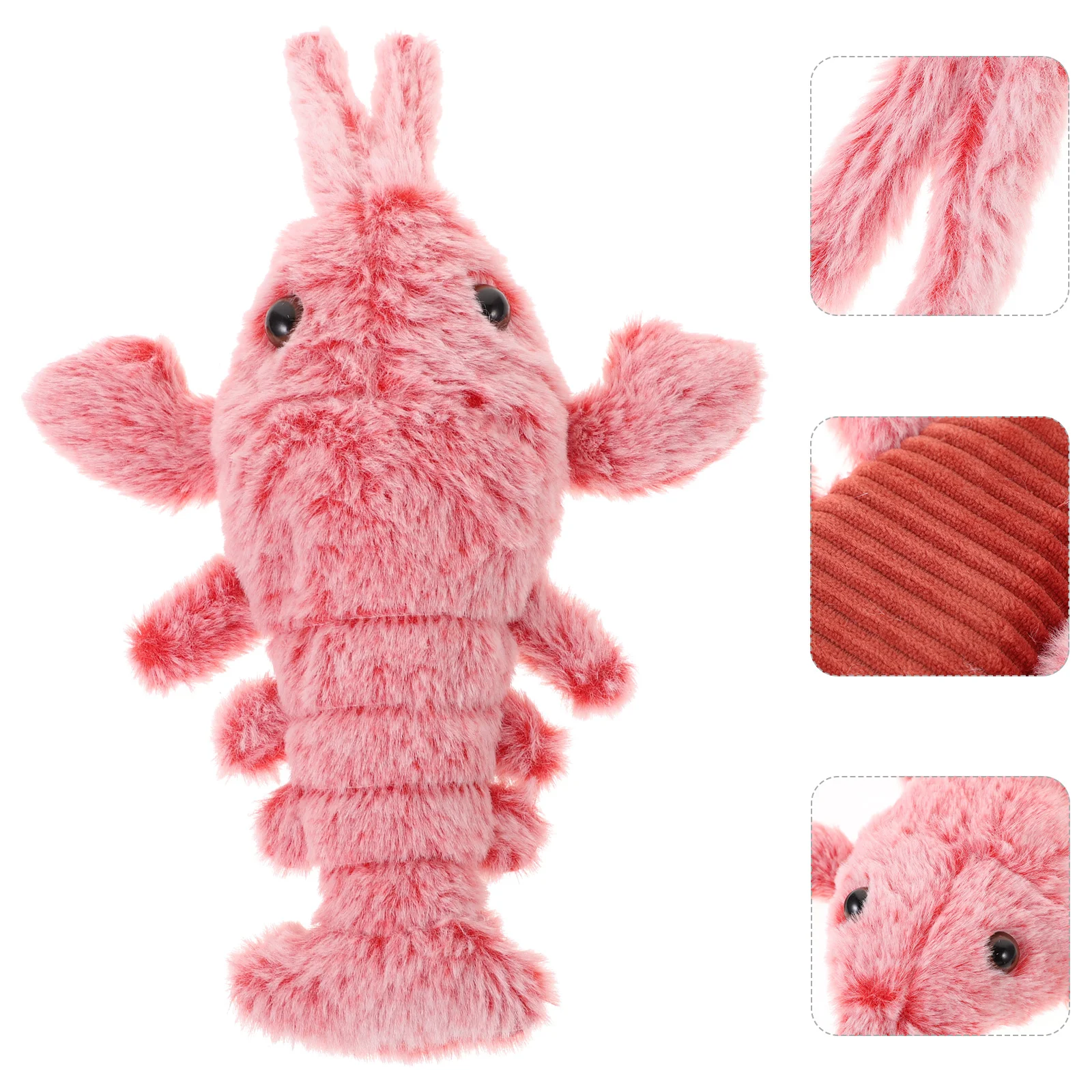 Balacoo Plush Cat Toy Electric Floppy Lobster Interactive Chewing Stuffed Pet Kitten Dancing Moving Toys