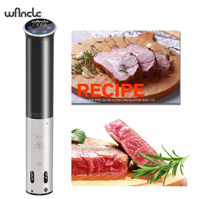 

1100W IPX7 Waterproof Sous Vide Cooker Immersion Circulator Accurate Cooking With LED Digital Display Vacuum Slow Cooker Heater