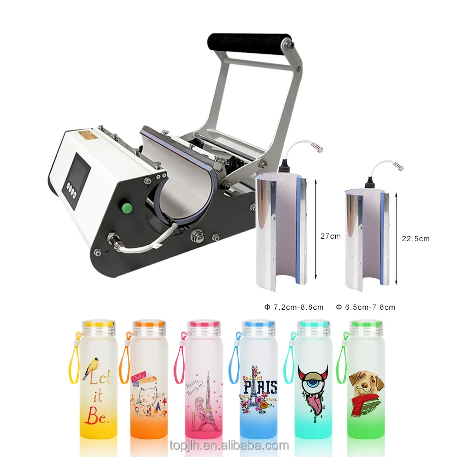 Topjlh Wholesale All In One Heat Press Machine Sublimation For Tumbler Mug Water Bottle Printing