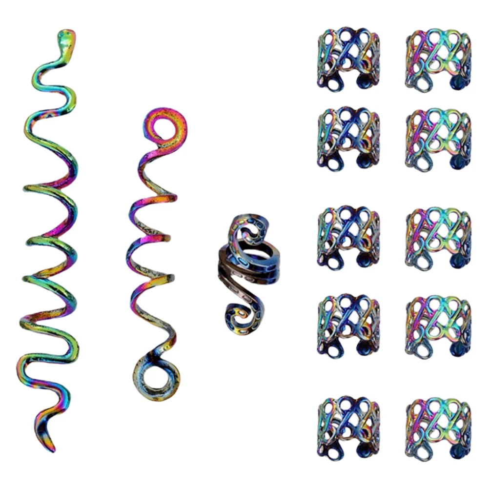 

Snake Braid Hairpin Jewelry Spiral Jewelries Clips Silver Accessories Rings Gold Decorations for Braids