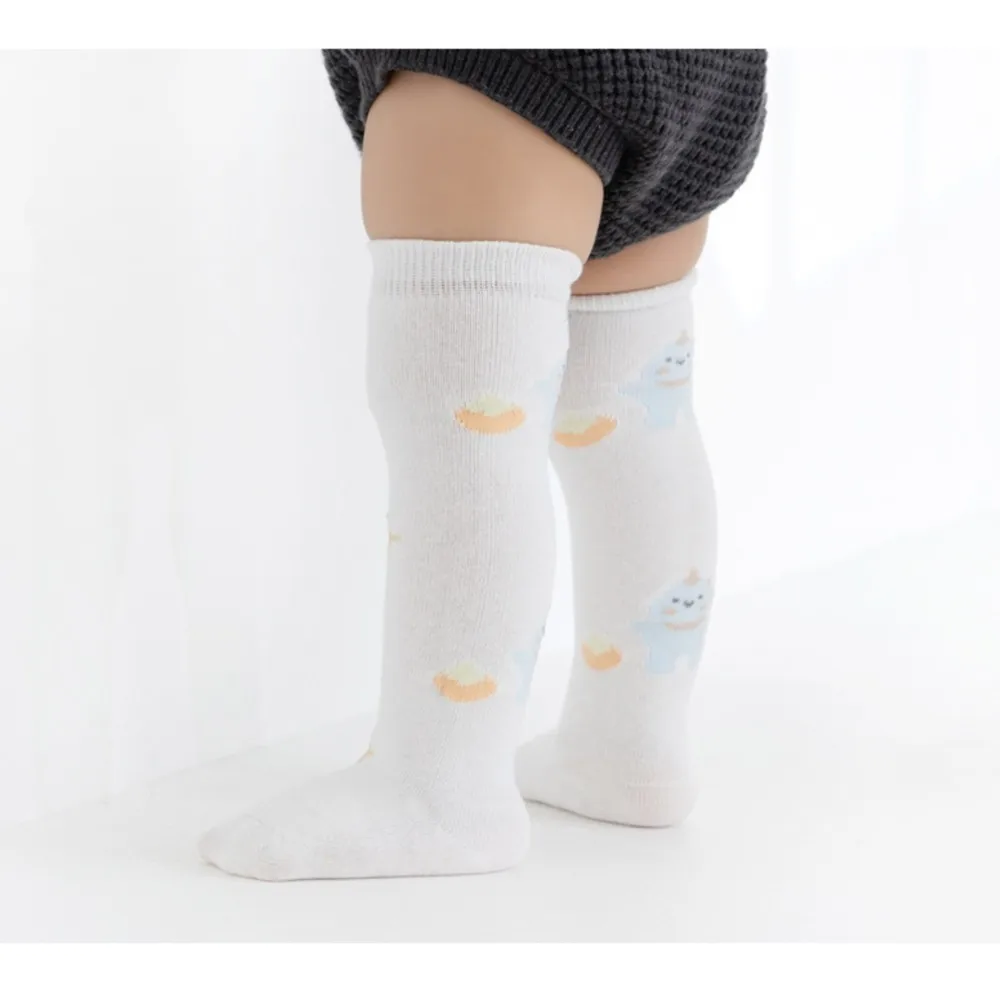3 أزواج من جوارب الأطفال القطنية بنمط الرسوم المتحركة للأطفال الصغار من عمر 0 إلى 3 سنوات