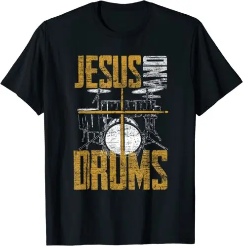  Christian Devotee Drummer Jesus And Drums Jesus T-Shirt