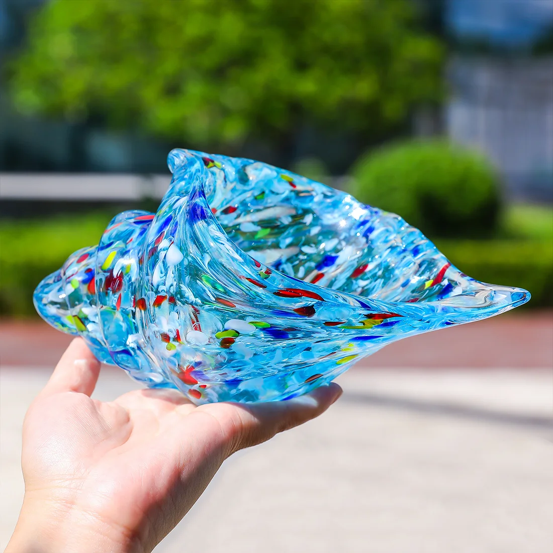Hand Blown Glass Sea Star, Shell & Fish - Ocean Collectible Decor, Beach House Ornament, Gift for Sea Lovers