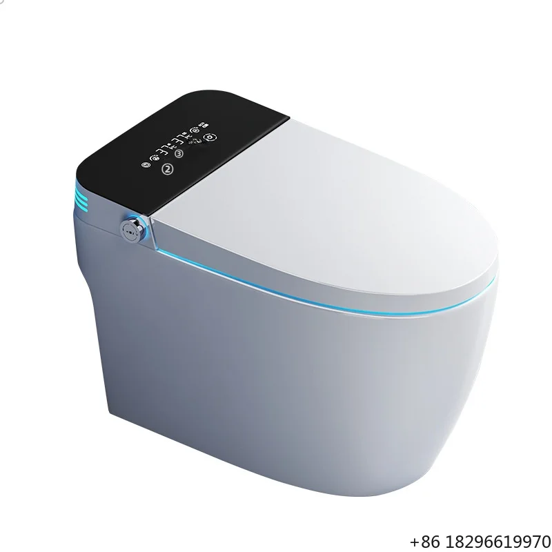 Fully Automatic Toilet WC Bidet Commode Toilet Bowl Automatic Operation Smart Toilet With Remote Control