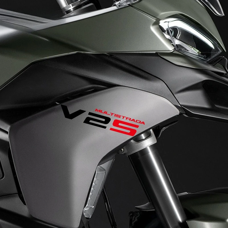 Matte Multistrada V2S Motorcycle Fairing Vinyl Decal Sticker Waterproof Scratchproof Removable
