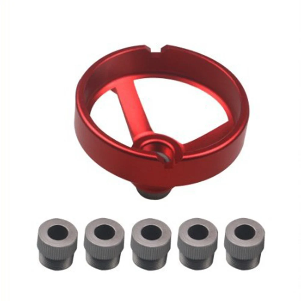 1pc Drill Guide With 6pcs Drill Bushing 5/6/7/8/9/10mm Drill Bit Hole Puncher Locator Jig Hinged Hole Opener Power Tools Parts