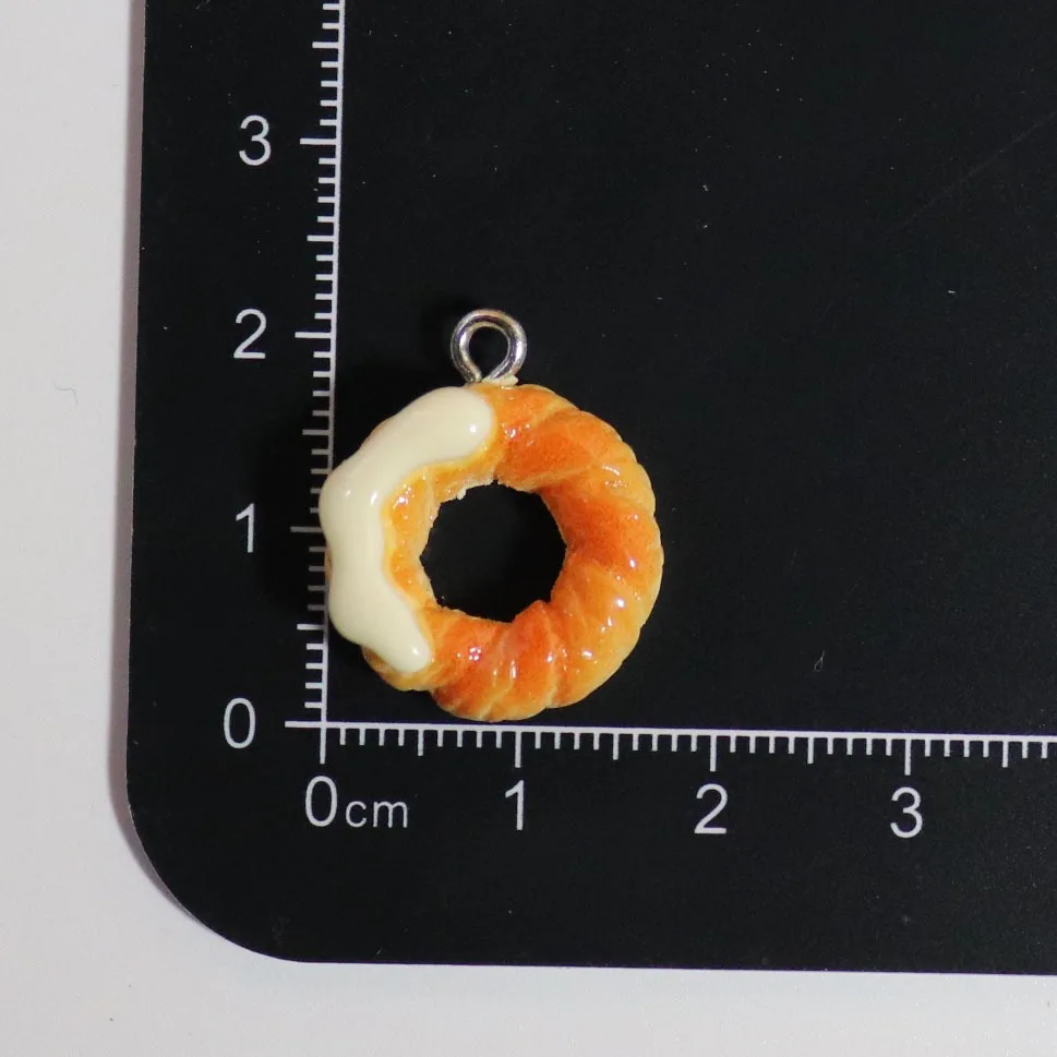 10Pcs Mini Love Heart Food Resin Charms Decorative Pendants for DIY Bracelet Necklace Keychain Handcraft Jewelry Making