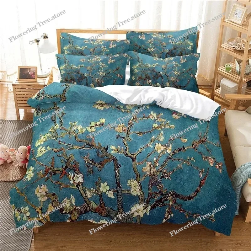 Elegant Flowers Bedding Set Duvet Cover Set 3d Bedding Digital Printing Queen Size Polyester Bedding Set Fashion Design Colorful