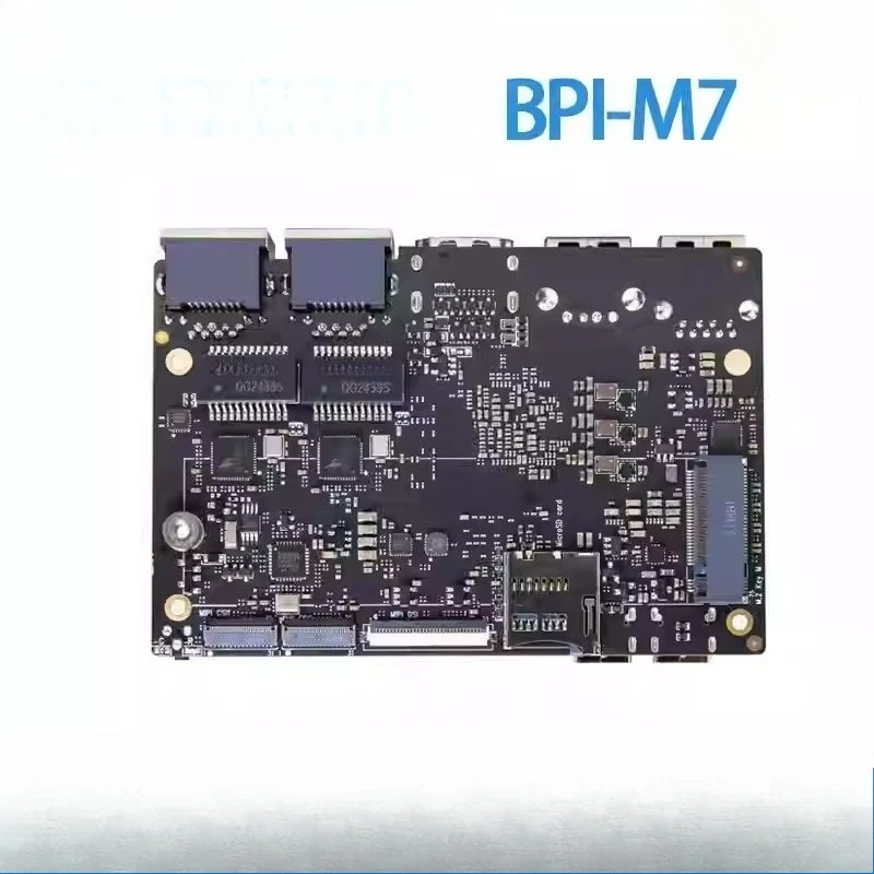 BPI-M7 RK3588 PI-co ITX Development Board ArmSom Sige7 GPU 5 Channel 4K UI,Two 2.5G Ethernet Support WiFi 6