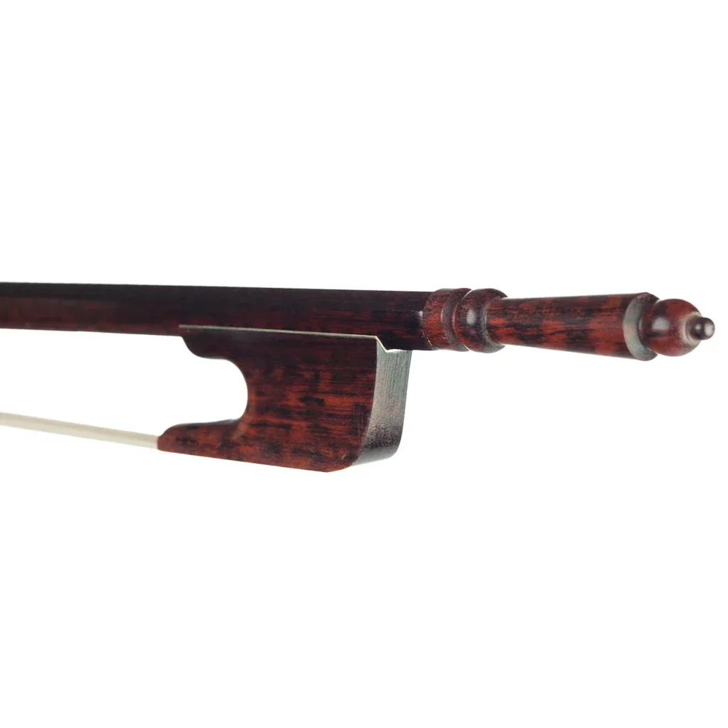 

Professional 4/4 Violin Bow Baroque Fiddle Arco Snakewood Stick Natural Mongolia Horsehair Durable Use