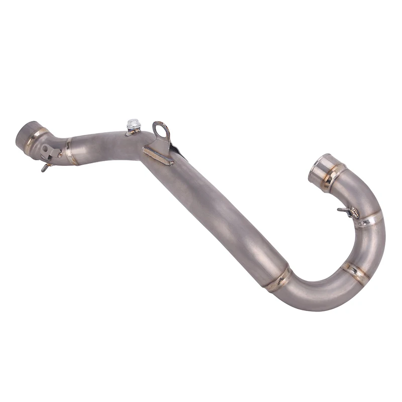 

Motorcycle Exhaust Header Link Pipe Titanium Alloy Slip On Modified For Duke 350 450 500 EXC-F Svartpilen FE350 FE450 2017-2019