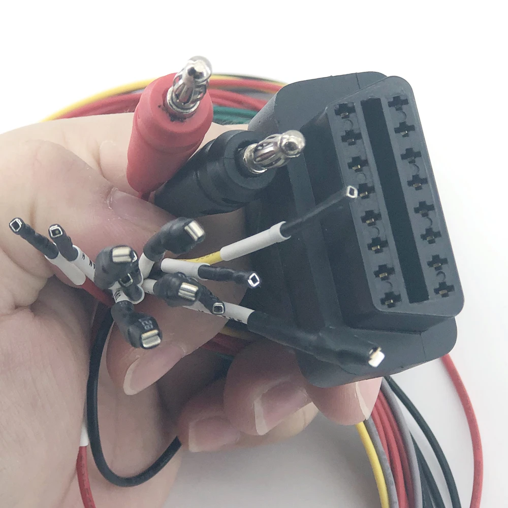 سيارة obd2 التشخيص محول العالمي ECU كابل التوصيل MPPS obd اندلاع ترايكور واجهة كابل ECU Pinout 12 فولت جودة عالية