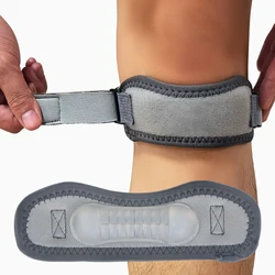 Patella Tendon Knee Strap 1 Pack, Knee Pain Relief Support Brace Hiking, Basketball, Running, Tennis, Tendonitis, Volleyball