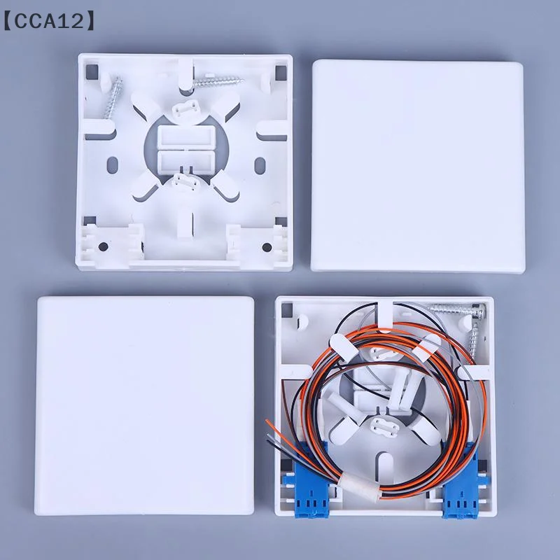 86 Information Panels Fiber Optical Terminal Junction Box Fiber Optic Splice Box SC Adapter LC Adapter 2 Core Fiber Combination