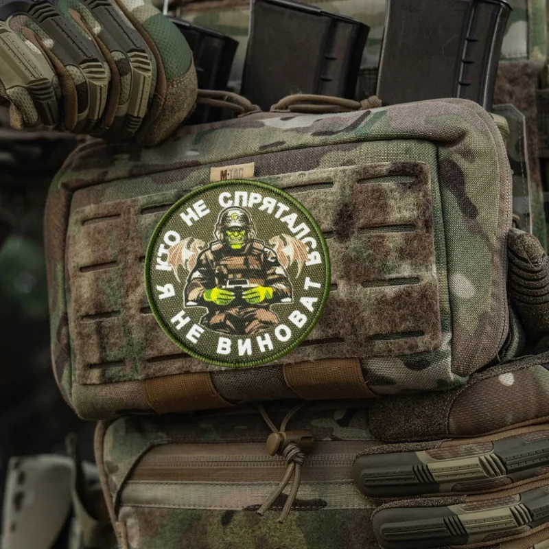 Parche táctico operador demonio – MOLLE para chaleco y mochila - imagen 5