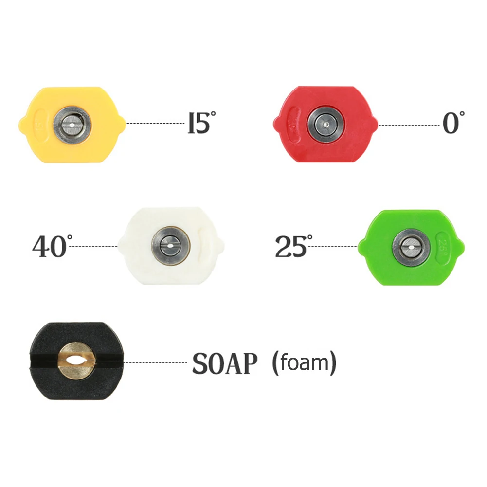 17/41CM Extension Lance Wand 3600 PSI with 5 Nozzle Tips Car Pressure Washer Gun Spray Extension Lance for Karcher K2-K7 Series