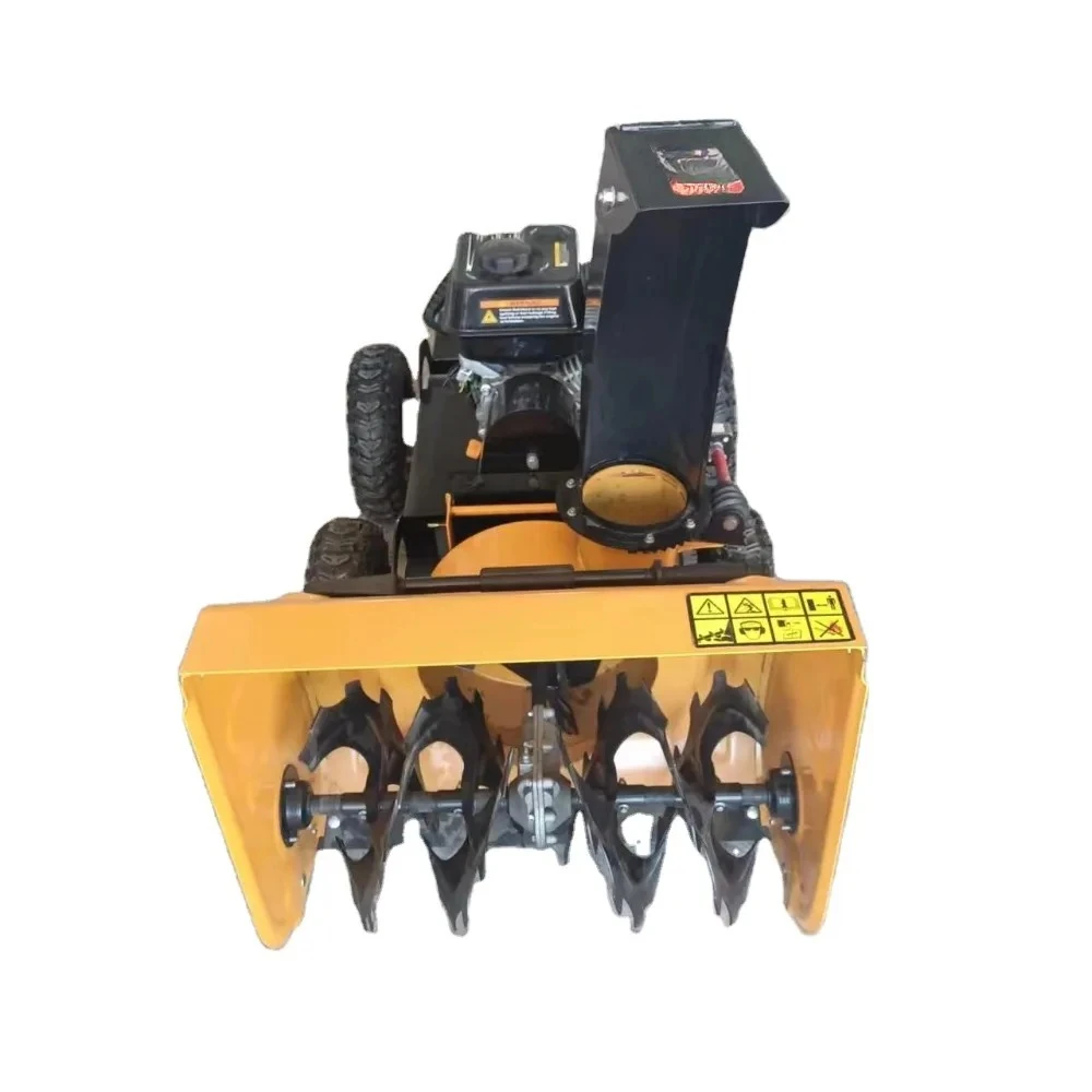 Remote control snow plow robot 6.5hp road snow blower