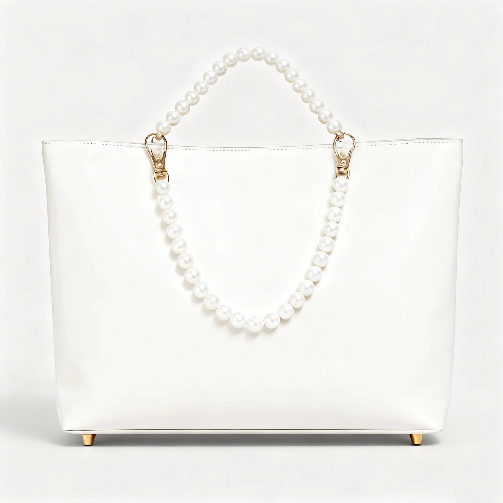 لؤلؤة سلسلة حقيبة حزام 121 سنتيمتر تقليد مطرز استبدال لحقيبة يد مخلب محفظة انفصال Crossbody حزام الكتف #1