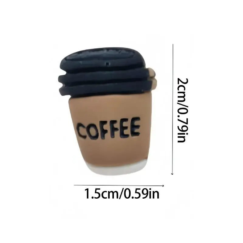 652F Fashionable Coffee Cup Corkboard Push Pin Set Box Accessory for Enhancing Creativity In Workspaces and Study Area