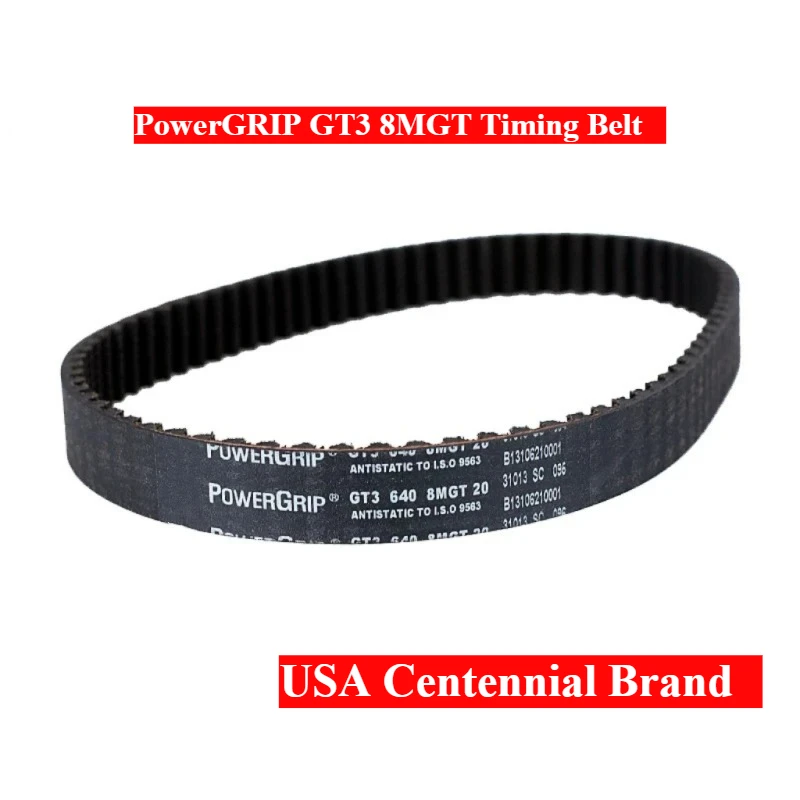 

USA PowerGRIP GT3 1224 1280 1336 1440 1512 1584 1600 1800 2000 2200 2400 2600 2800 3048 3280 3600 4400 8MGT Drive Timing Belt
