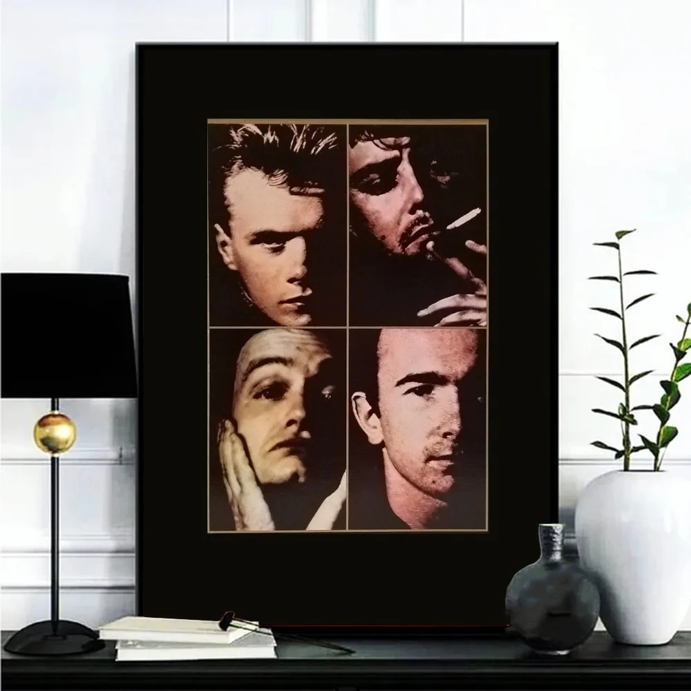 U2 Band Poster Gallery Prints Self Adhesive Home Decor Decoration Wall Decals Living Room Sticker