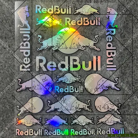 Decalcomanie per adesivi moto Laser Red Bull per Yamaha Ktm Kawasaki Suzuki Ducati