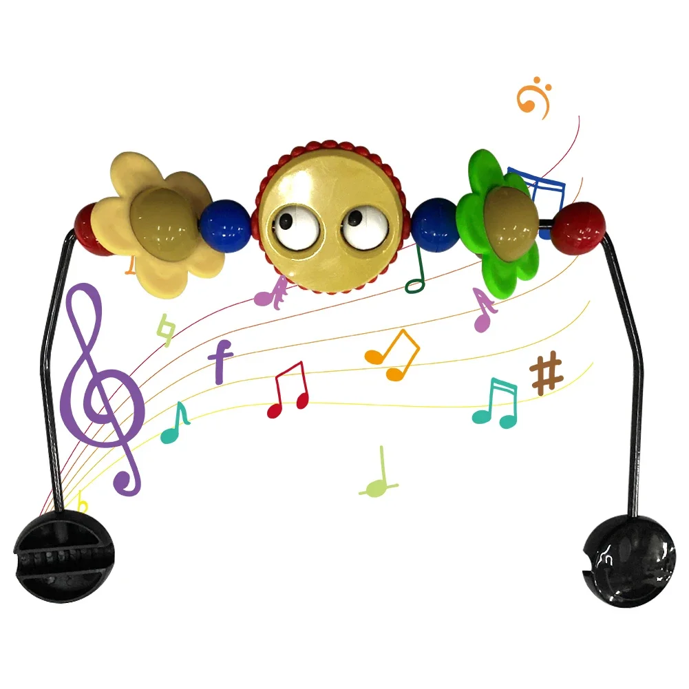 Babysitter Wieg Hangend speelgoed Aantrekkelijke reisactiviteit voor kinderen Rammelaar Piepen Leuke kinderwagen Ontwikkeling Boogspel