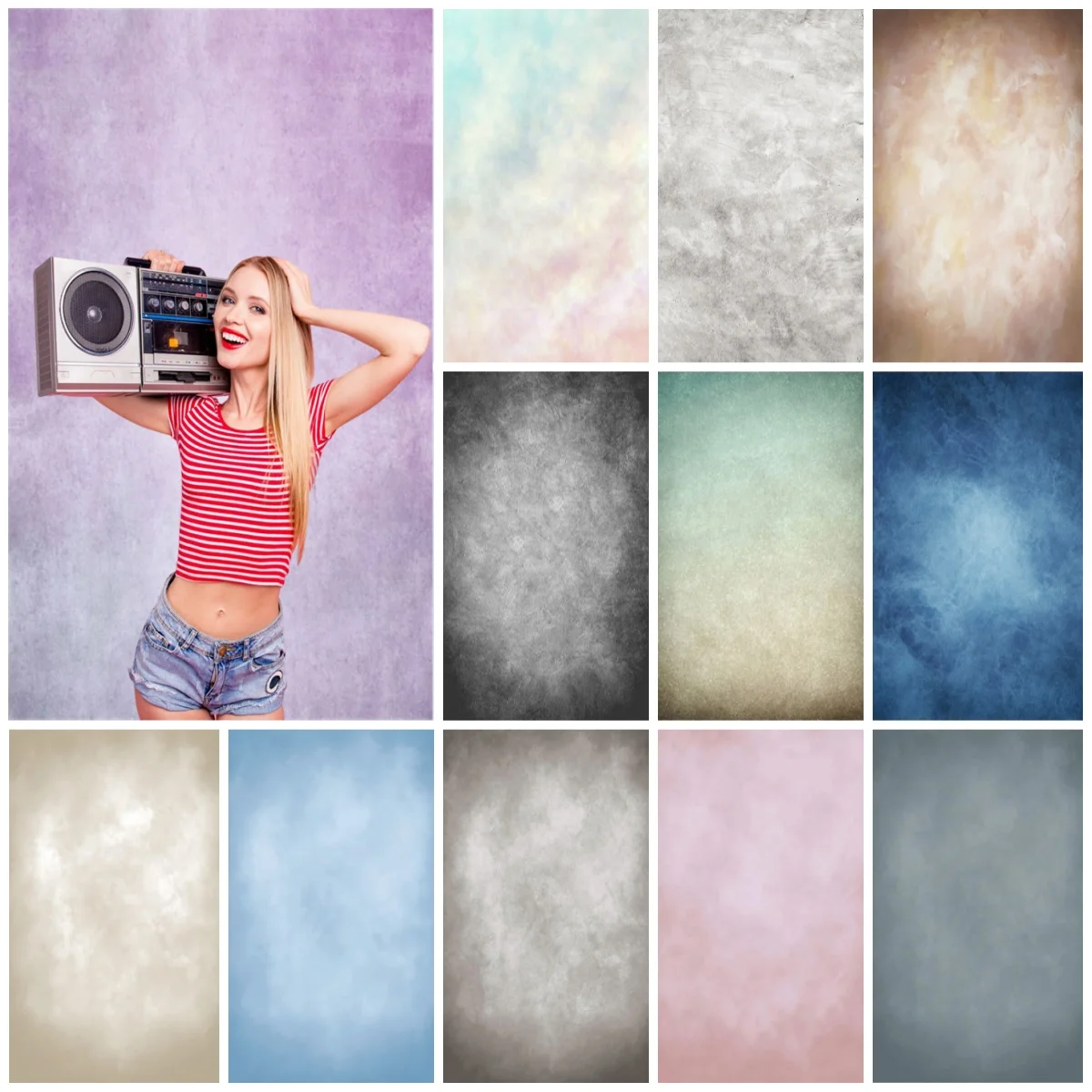 

Gradient Color Backgrounds For Photographs Adults Newborn Kids Art Portrait Wedding Birthday Party Decor Photography Backdrop