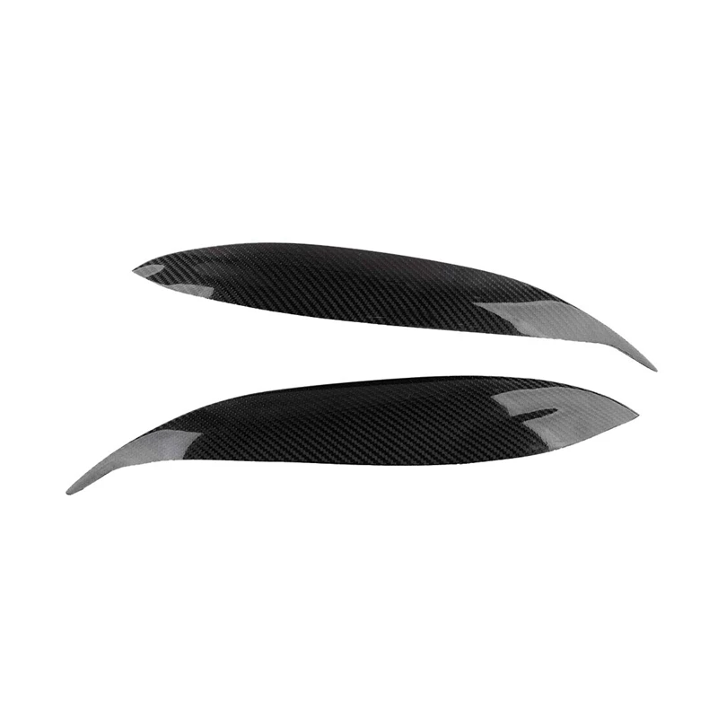 Carbon Fiber Car Headlight Eyebrow Cover Trim Head Light Lamp Sticker For Honda Civic 96-98