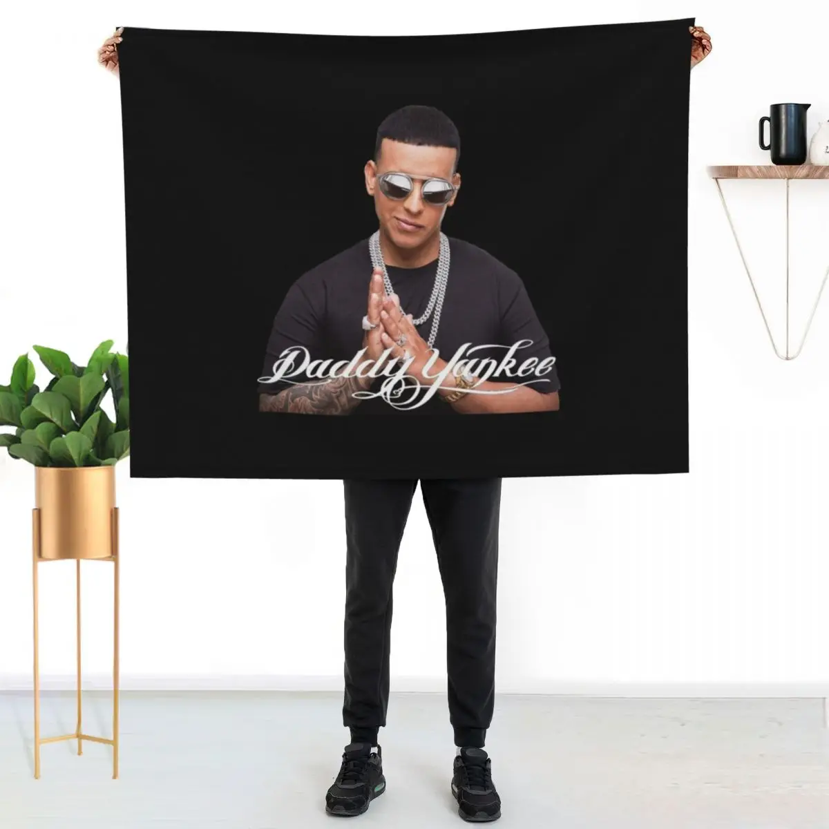 Best Selling Music Rnb Kucoba Daddy Trending YankeeDURA Popular International Rapper Hip Hop Throw Blanket Thermal Blankets