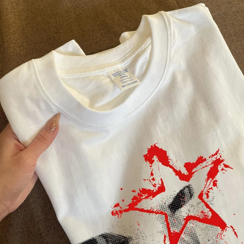 Heavyweight Pure Cotton Long Sleeve T-Shirt Unisex Vintage Style Streetwear Versatile 310gmao Xiaocheng Story Multi-Design