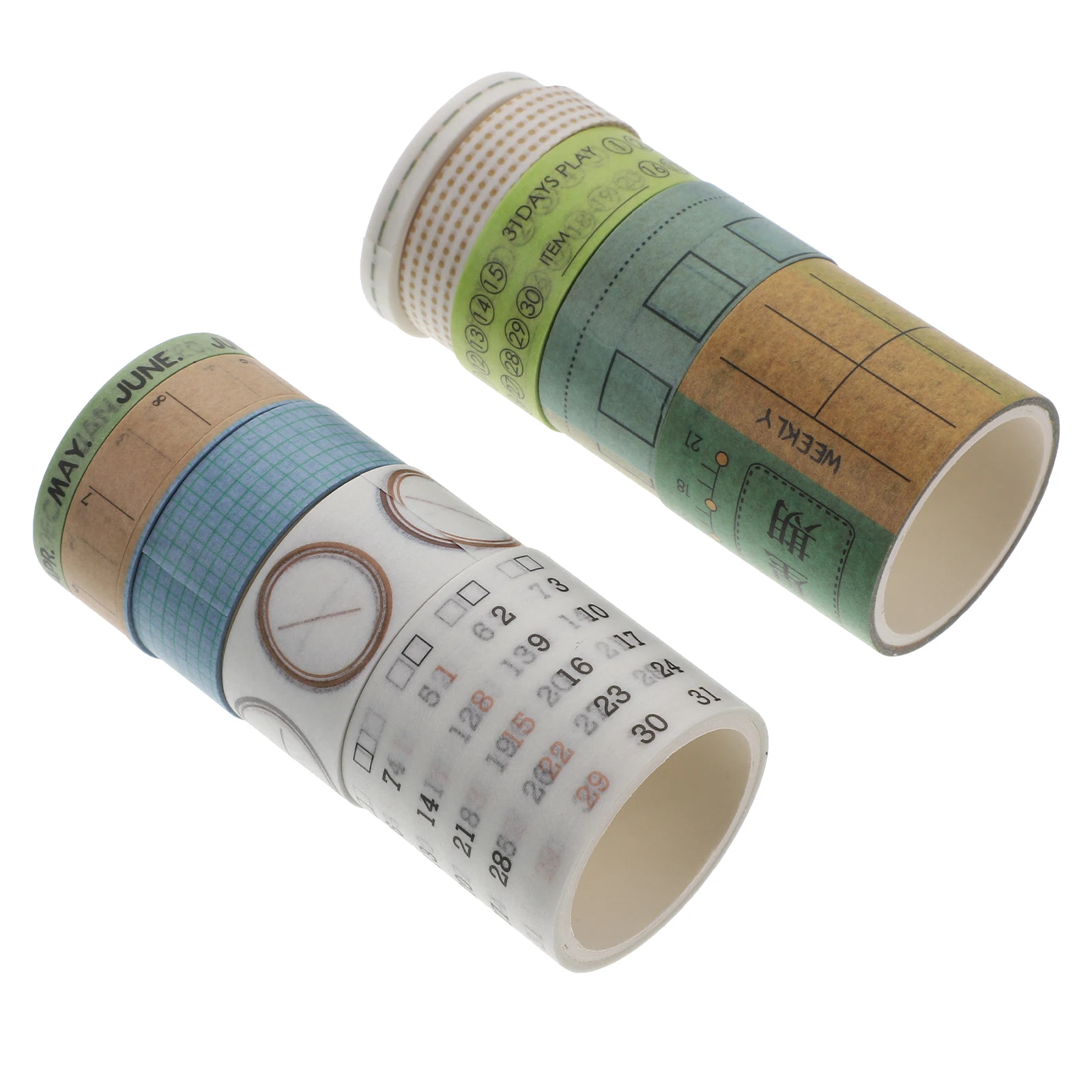 

10 Rolls Washi Tape Decorative Diary Scrapbooking Decoration Craft Tapes Single Row