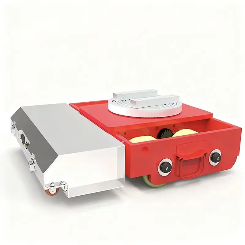 Electric roller type mobile mechanical roller pulley, tonnage cargo trolley, electric truck