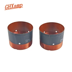 GHXAMP 75mm Bass Voice Coil Imported Fiberglass + Pure Copper Wire High Power 10