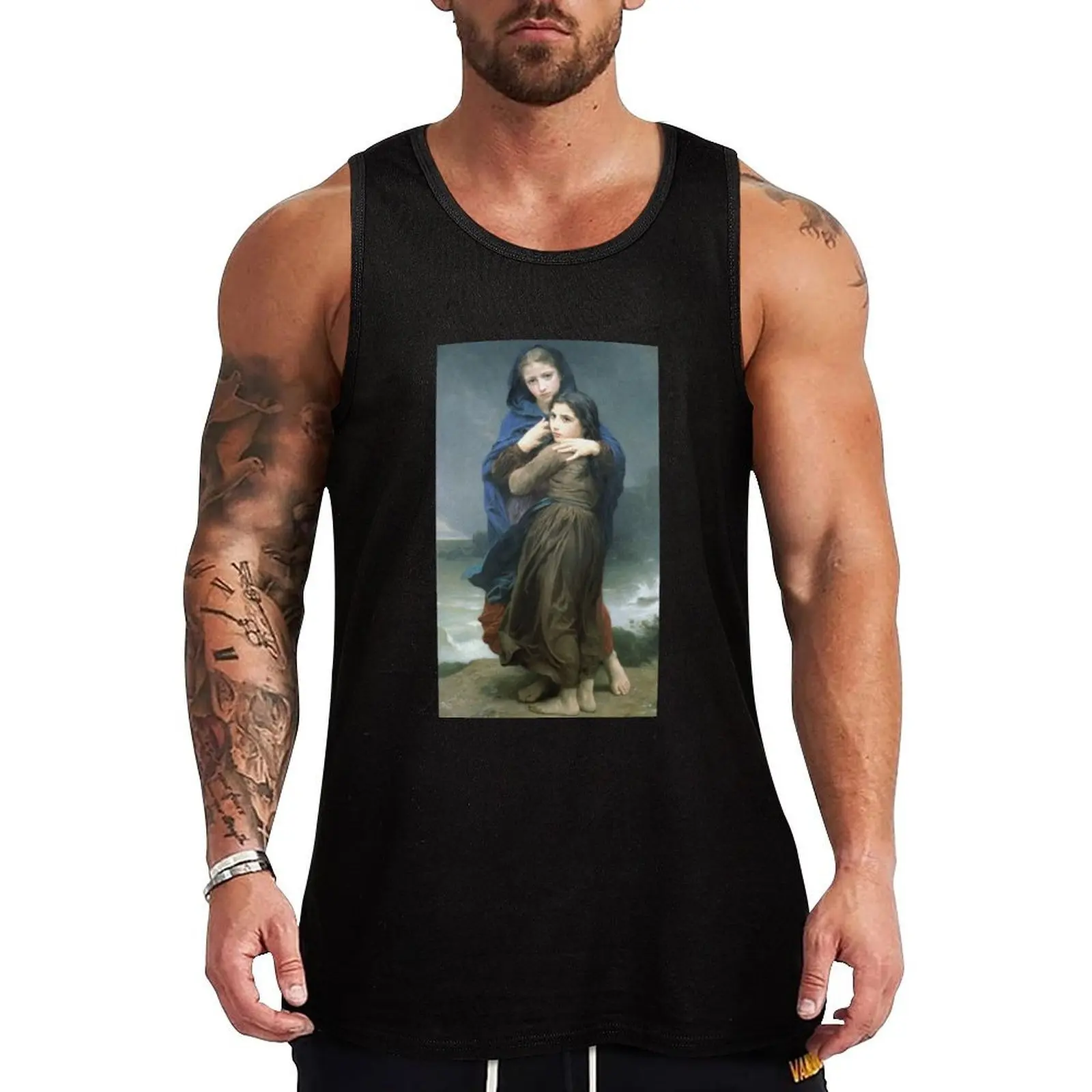 Adolphe William Bouguereau - Lorage Tank Top Moisture Wicking Tank Top Workout Gym Athletic Shirt
