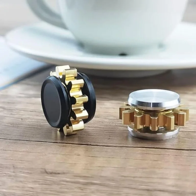 Fidget Spinner Mini Metal Gear Gyroscoop Speelgoed Antistress Draagbare Volwassenen Stress Reliever Autisme ADHD Kinderen Verjaardag Kerstcadeau