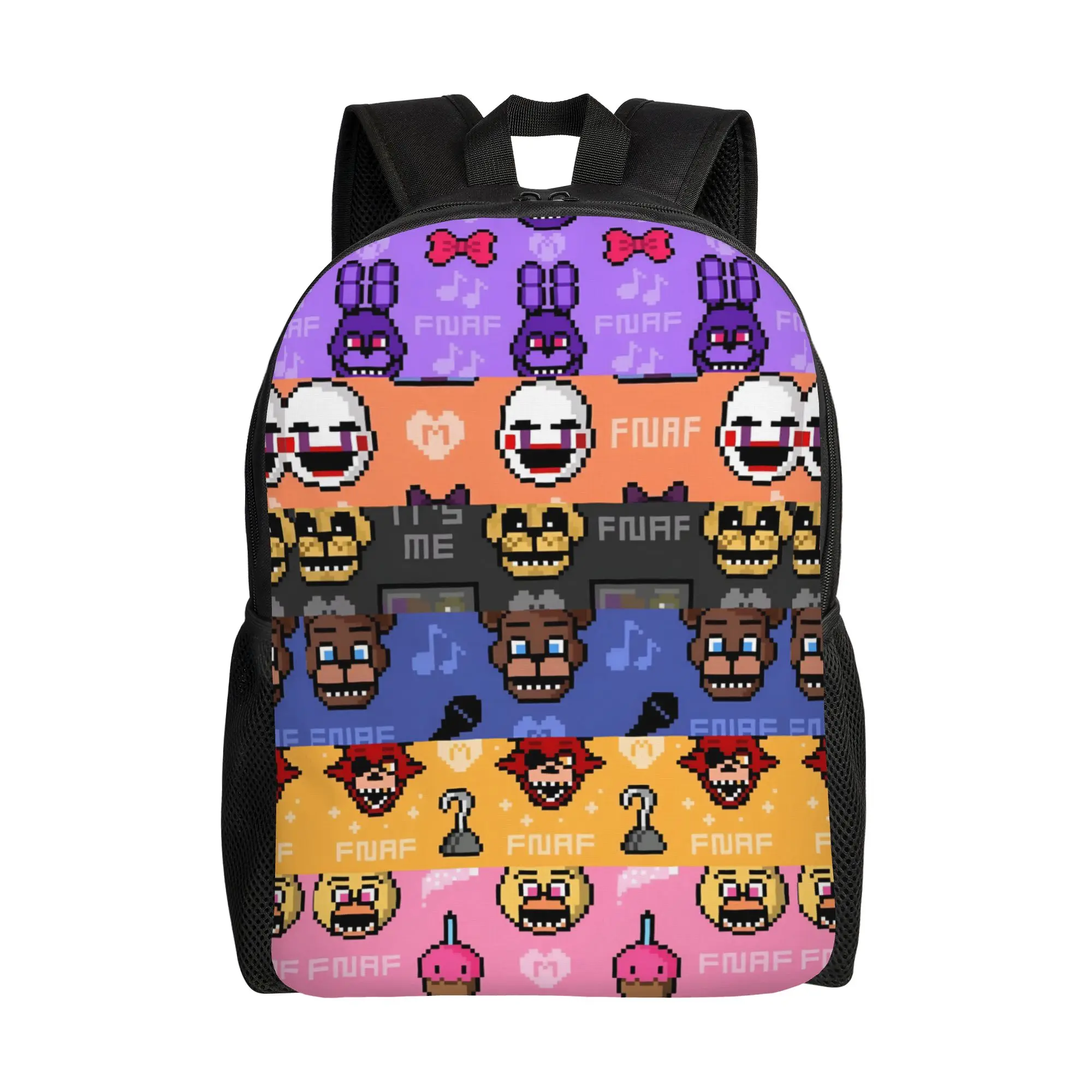 Custom FNAFS Game Backpacks for Men Women College School Student Bookbag Fits 15 Inch Laptop  Bags