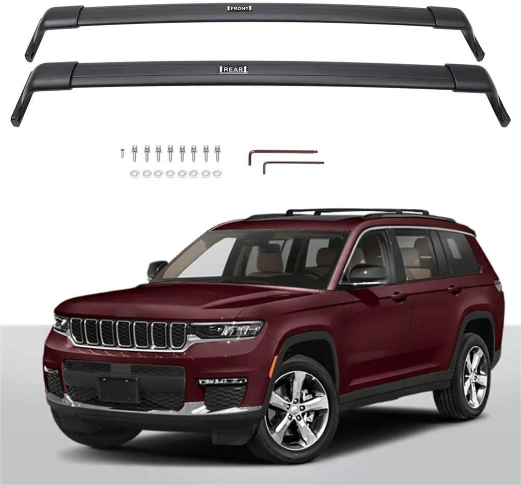 

Roof Rail Rack Cross Bar Crossbar Fits for Jeep Grand Cherokee L 2021 2022