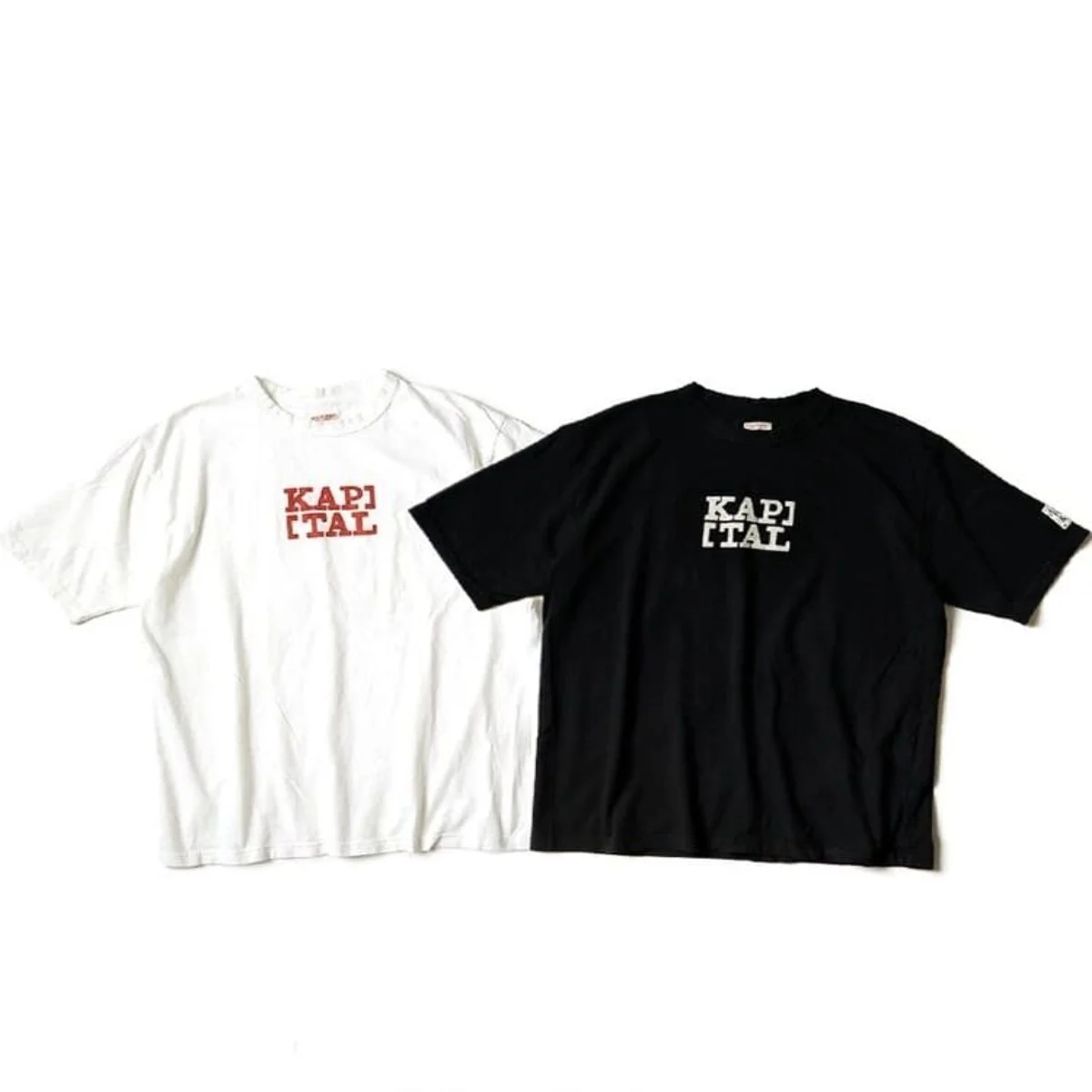 Japanese-Style Casual Men's and Women's Matching Trendy Printed Logo Short-Sleeved T-Shirt