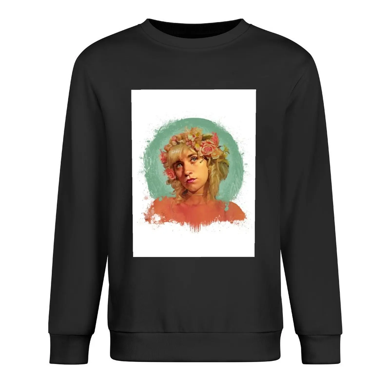 

SIERRA ELIZABETH FERRELL- Famous musician Portraits Pullover korean style clothes men's clothes new sweatshirts