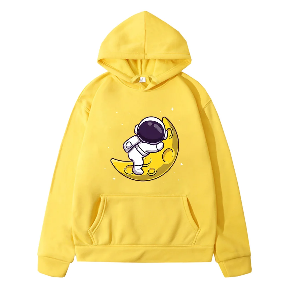 

Cute Astronaut Oversized Hoodies for Girls/Boys Cartoon Anime Sweatshirts Streetwear Hip Hop Pullovers Hooded Outerwear Kawaii