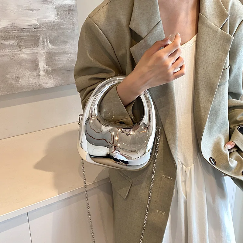 Women Luxury Brand Acrylic Box Totes Handbags Evening Clutch Purses Crossbody Bags Wedding Party Beach Bag Gold Silver Party Bag